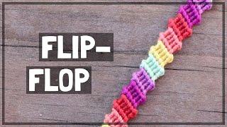 Flip-Flop Friendship Bracelet Tutorial [CC]