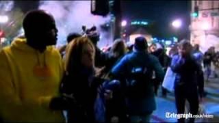 US police use tear gas against 'Occupy Oakland' protesters in California