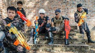 Banana TV : Missile Squadron Nerf Guns Fight High-tech Crime Nerf War Warrior From The Future