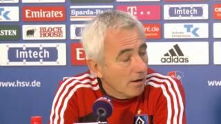 Der Pierre-Michel-Lasogga-Song: Gesangseinlage für Bert van Marwijk | Hamburger SV