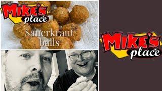 Sauerkraut Ball Recipe.  Easy German style recipe. The Mike's Place way in good ole' (Kent, Oh)