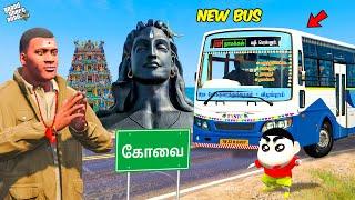 Shinchan & Franklin Become a New Government Bus Driver in Gta 5