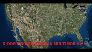 ATS  /  Map Vorstellung  /  K DOG'S North America MULTIMOD V 1. 44