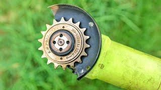 HOMEMADE INVENTION WITH ANGLE GRINDER