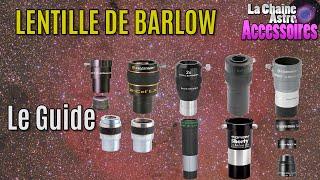 Comment choisir une LENTILLE DE BARLOW?