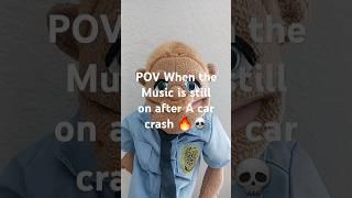 POV If the Music was on After A car crash  #shorts #shortsfeed #youtube #car #crash #viral #sub