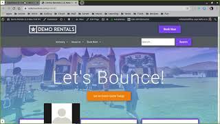 Edit Your Event Rental Website Menu Styling | InflatableOffice