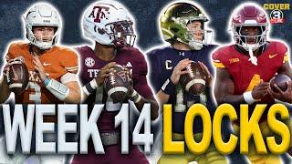 Week 14 LOCKS: Best Bets, Odds & Picks for College Football! | Texas-Texas A&M | Notre Dame -USC