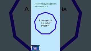 Nonagon Diagonals #maths #shorts #new