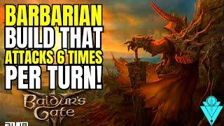 Baldurs Gate 3 Barbarian / Rogue S Tier Build FLURRY OF ONE SHOTS!