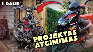 Aprilia SR iš praeities – prikelsiu jį naujam gyvenimui?  1 dalis