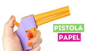  Cómo hacer una pistola de papel fácil paso a paso