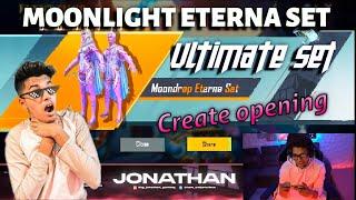 create opening BGMI| MOONLIGHT ETERNA | ULTIMATE SET | JONATHAN crate opening | 40kUC