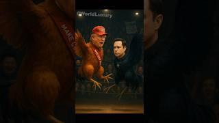 "Trump vs Elon: Karate in the Coop!" parody