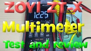 ZOYI ZT-X - Multimeter - Test and review.