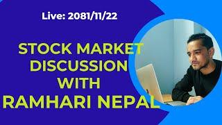 Live: Stock Market Discussion with Ram Hari Nepal #nepse #sharemarketnews #ramharinepal