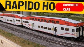 Rapdio HO Commuter Cars with DCC Compatible Interior Lighting!