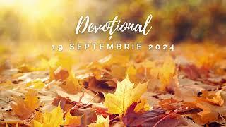 TRANSPLANT | Devoțional | 19 Septembrie 2024