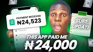 This App Paid Me ₦24,000 In 1 Minute - Brand New Earning App- Make Money Online In Nigeria