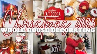 2 HOURS OF WHOLE HOUSE CHRISTMAS DECORATING MARATHON 2023 | CHRISTMAS DECORATE WITH ME | MarieLove