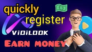 How to quickly register with vidilook  #vidilook