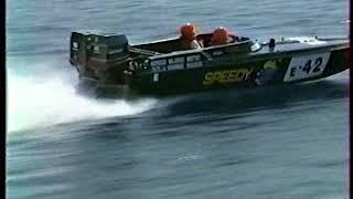 Phantom 25 Steve Baker racing boat 2x225 johnson GT in action  (part 1)