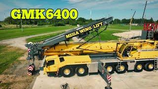 Grove GMK6400 with Mega Wing Lift #allterraincrane #manitowoc #grove #mobilecrane #crane