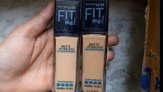 Maybelline fit me matte + poreless foundation | best affordable foundation | #shorts #maybelline