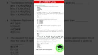 MCQS in RMT | CS6704-Resource Management Techniques mcqs | WELCOME ENGINEERS