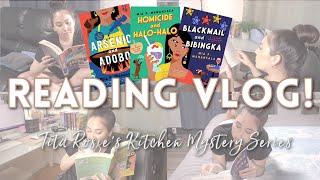 Reading Tita Rosie's Kitchen Mysteries! | Arsenic & Adobo, Homicide & Halo-Halo, Blackmail  Bibingka