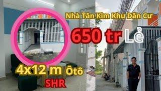 NHÀ TÂN KIM SHR 4X12TẶNG NỘI THẤT 1,650  0858,915,872