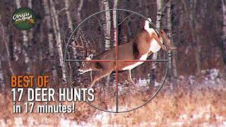 17 Deer Hunts in 17 Minutes! (ULTIMATE Deer Hunting Compilation) | BEST OF