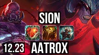 SION vs AATROX (TOP) | Legendary, 13/4/9 | EUW Master | 12.23