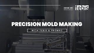 Cutting a Large Mold Insert with Tebis & Promac: Achieving Precision and Quality