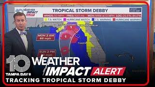 Tropical Storm Debby tracker: Latest updates, expected local impacts | 5 a.m. advisory