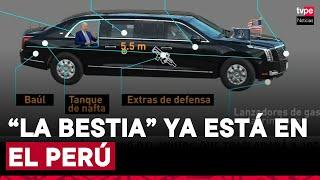 Conoce a "La Bestia", el auto más seguro del mundo que trasladará a Joe Biden en Perú