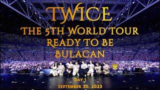 Twice: Ready To Be in Bulacan 2023 Day 1 [FANCAM] [SECTION VIP B2 R12 S6]