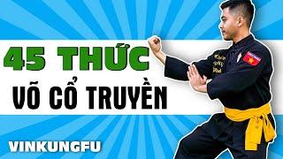 45 động tác Võ Cổ Truyền cho học sinh || TINH HOA VÕ THUẬT