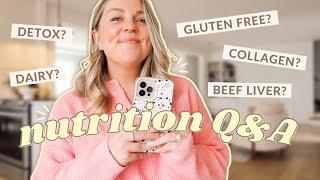 Nutritionist answers your questions! Gluten, detox, estrogen dominance, leaky gut | NUTRITION Q&A