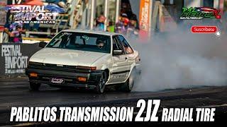 8seg 2jz Radial Tire Full Street Pablito Transmission | Salinas Speedway | PalfiebruTV