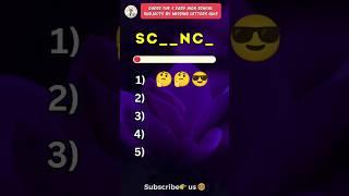 Guess the 5 easy high school subjects by missing letters quiz!