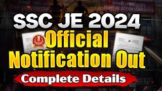 SSC JE 2024 NOTIFICATION | SSC JE 2024 VACANCY | SSC JE NOTIFICATION 2024 | Engineers Wallah