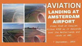 Landing at Amsterdam Airport, The Netherlands - 7 September, 2024