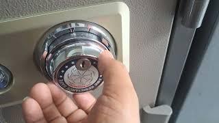 Cách cài mật khẩu 3 số két sắt Goodwill khóa cơ đổi mã