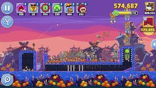 Angry Birds Friends Level 9 Tournament 1468 three stars NO POWER-UP walkthrough 2024-11-02