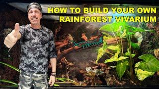 How To Scape a Reptile Cage in 2 Hours!