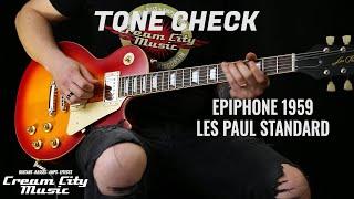 TONE CHECK: Epiphone 1959 Les Paul Standard Demo