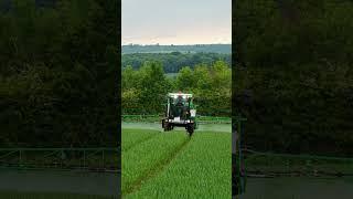 Have to keep the crops in check 🫡 R H Pugh & Sons spraying wheat!