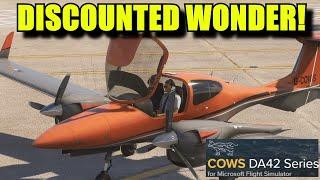 FS2020 COWS DA42 Series Review | 25% Discount for this Sleek Multi-Engine Wonder!