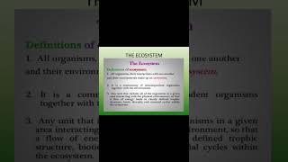 what is Ecosystem @StudyAdda365